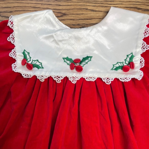 Vintage Union Made Rare Editions Velvet Holly Dress - Picture 8 of 15